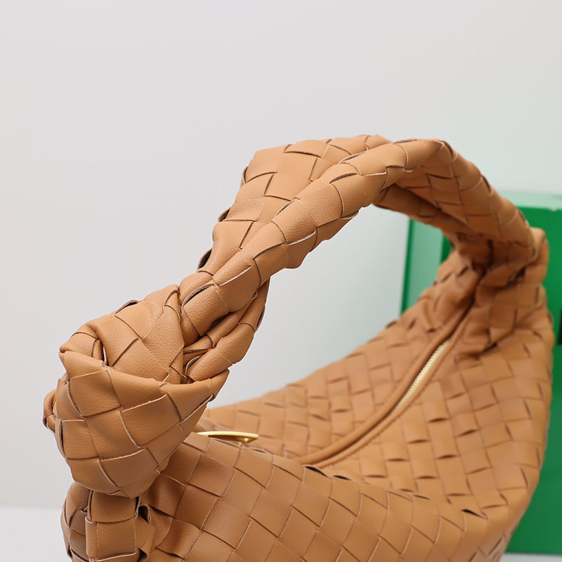 N品 Bottega Veneta ボッテガ・ヴェネタ ティーン ジョディ キャラメル 690225VCPP09830 ラムスキン、カーフ ゴールド金具 激安優良店 - 画像 (7)