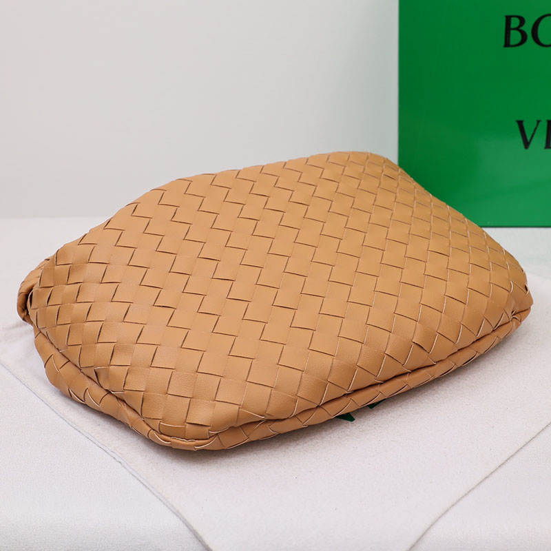 N品 Bottega Veneta ボッテガ・ヴェネタ ティーン ジョディ キャラメル 690225VCPP09830 ラムスキン、カーフ ゴールド金具 激安優良店 - 画像 (6)