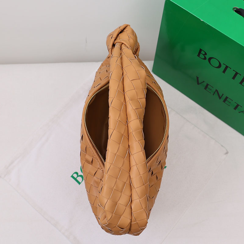 N品 Bottega Veneta ボッテガ・ヴェネタ ティーン ジョディ キャラメル 690225VCPP09830 ラムスキン、カーフ ゴールド金具 激安優良店 - 画像 (4)
