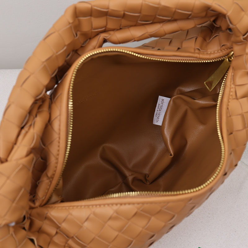 N品 Bottega Veneta ボッテガ・ヴェネタ ティーン ジョディ キャラメル 690225VCPP09830 ラムスキン、カーフ ゴールド金具 激安優良店 - 画像 (2)