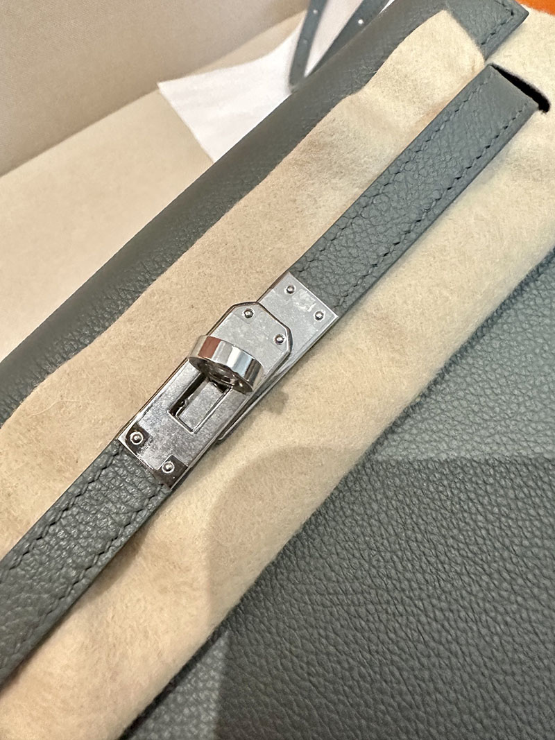 最高級エルメススーパーコピー ケリーダンスコピー ケリーダンス2 ヴェールアマンド エバーカラー シルバー金具 - 画像 (2)