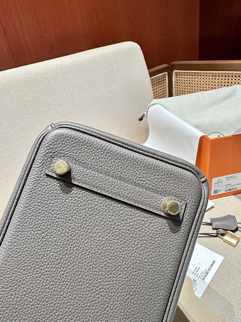 最高級エルメススーパーコピー バーキン25コピー バーキン25 エタン トゴ ゴールド金具 - 画像 (6)