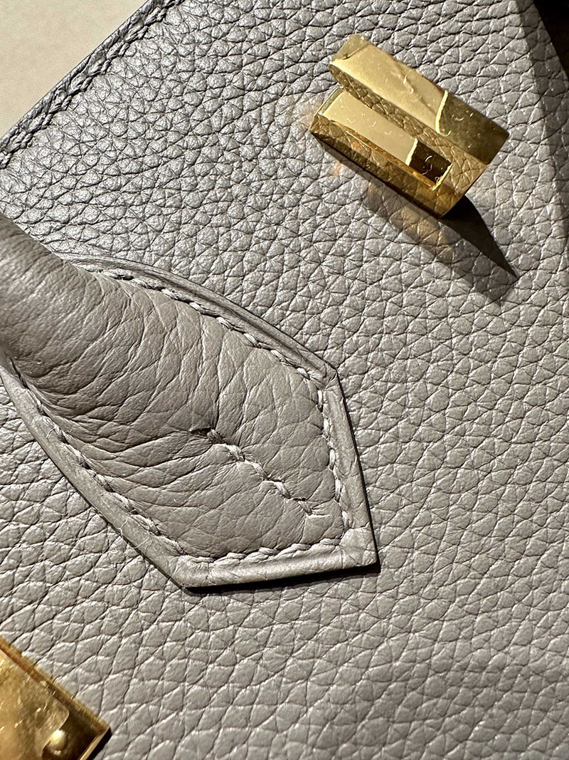 最高級エルメススーパーコピー バーキン25コピー バーキン25 エタン トゴ ゴールド金具 - 画像 (4)