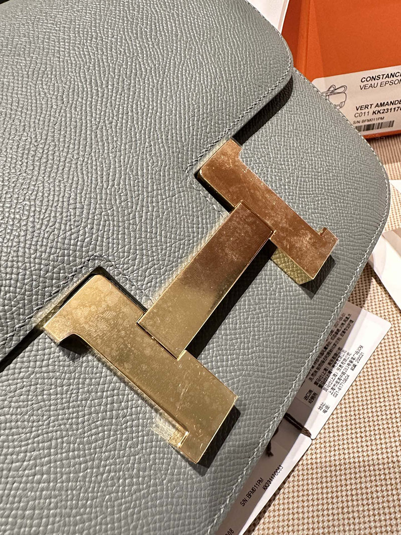 最高級エルメススーパーコピー コンスタンス24コピー コンスタンス3 24 ヴェールアマンド エプソン ゴールド金具 - 画像 (4)