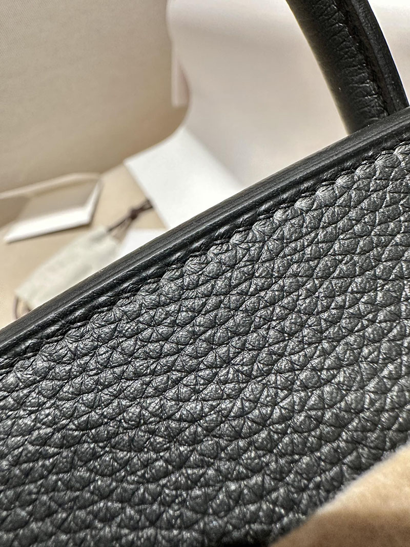 最高級エルメススーパーコピー バーキン30コピー バーキン30 黒 ブラック トゴ シルバー金具 202408856 - 画像 (9)