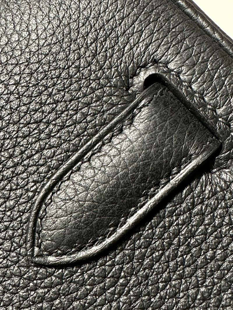 最高級エルメススーパーコピー バーキン30コピー バーキン30 黒 ブラック トゴ シルバー金具 202408856 - 画像 (7)