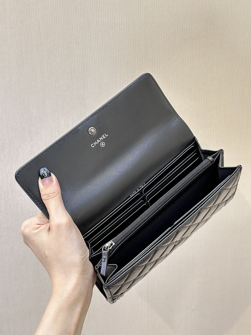 最高級シャネルスーパーコピー シャネル財布コピー ボーイシャネル ライン 長財布人気ランキング 黒 (ブラック) A80286 カーフスキン ゴールド金具 2411005 - 画像 (2)