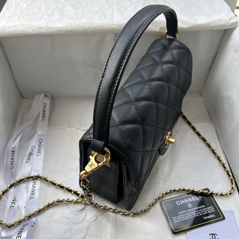 最高級シャネルスーパーコピー シャネルバッグコピー CHANEL バッグ 2025 新作 レディース 黒 (ブラック) 1212 キャビアスキン ゴールド金具 2411009 - 画像 (8)