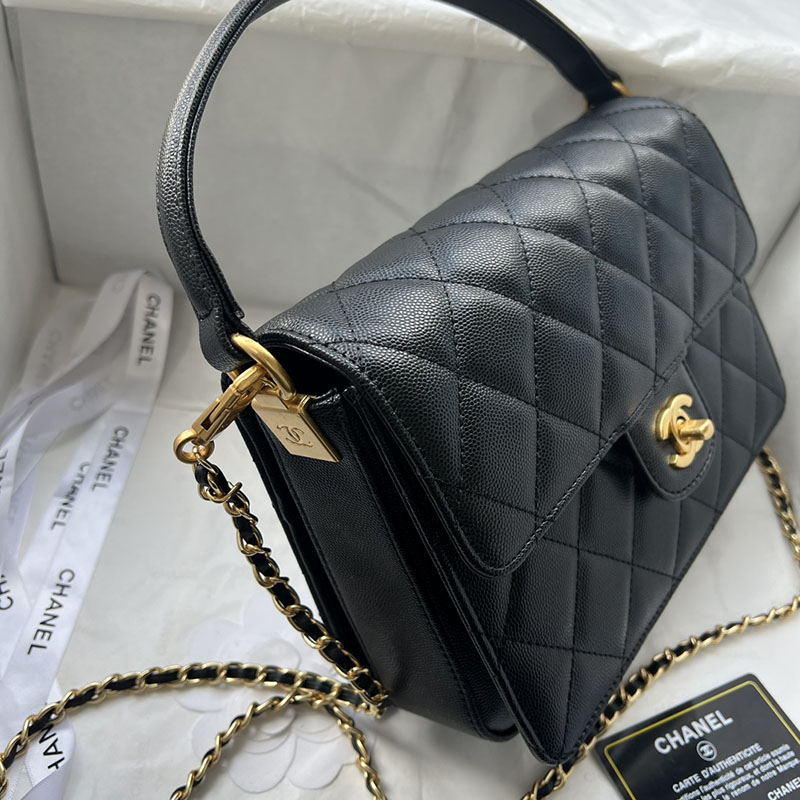 最高級シャネルスーパーコピー シャネルバッグコピー CHANEL バッグ 2025 新作 レディース 黒 (ブラック) 1212 キャビアスキン ゴールド金具 2411009 - 画像 (7)