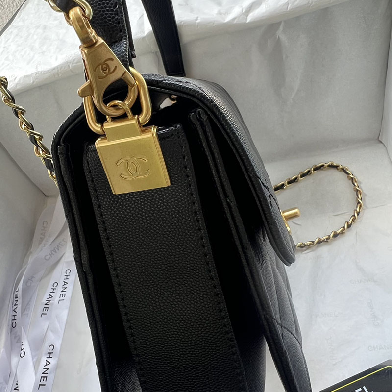 最高級シャネルスーパーコピー シャネルバッグコピー CHANEL バッグ 2025 新作 レディース 黒 (ブラック) 1212 キャビアスキン ゴールド金具 2411009 - 画像 (5)