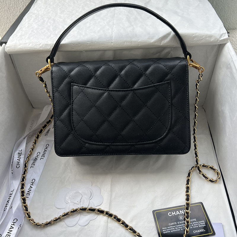 最高級シャネルスーパーコピー シャネルバッグコピー CHANEL バッグ 2025 新作 レディース 黒 (ブラック) 1212 キャビアスキン ゴールド金具 2411009 - 画像 (4)