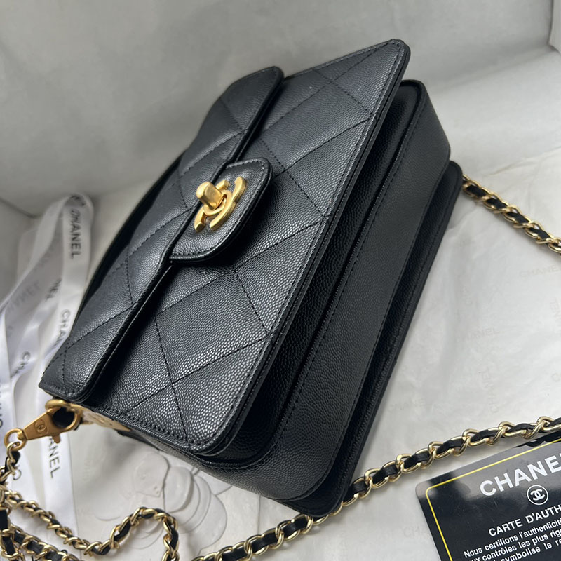 最高級シャネルスーパーコピー シャネルバッグコピー CHANEL ミニバッグ 2025 新作 レディース 黒 (ブラック) 1212 キャビアスキン ゴールド金具 2411011 - 画像 (7)