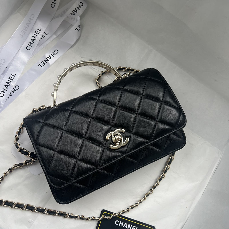 最高級シャネルスーパーコピー シャネルバッグコピー CHANEL バッグ 2025 新作 チェーンウォレット 黒 (ブラック) 1201 カーフスキン シャンパンゴールド金具 2411015 - 画像 (6)