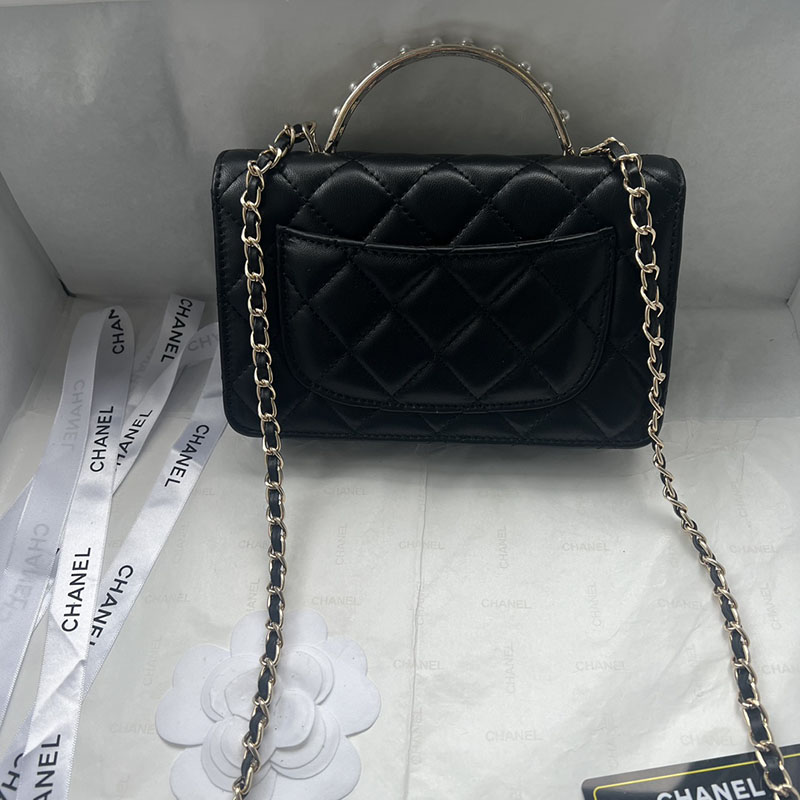 最高級シャネルスーパーコピー シャネルバッグコピー CHANEL バッグ 2025 新作 チェーンウォレット 黒 (ブラック) 1201 カーフスキン シャンパンゴールド金具 2411015 - 画像 (4)