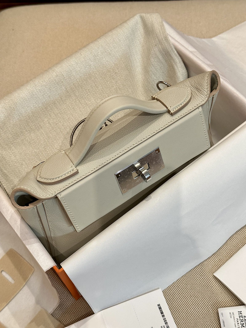 エルメス バッグ ヴァンキャトルミニ 定価 21 ミニ ヴァンキャトル ベトン エバーカラー/スイフト シルバー金具 2412037 - 画像 (5)