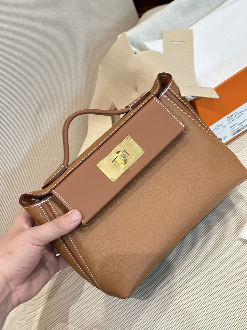 エルメス バッグ ヴァンキャトルミニ 定価 21 ミニ ヴァンキャトル ゴールド エバーカラー/スイフト ゴールド金具 2412038 - 画像 (5)