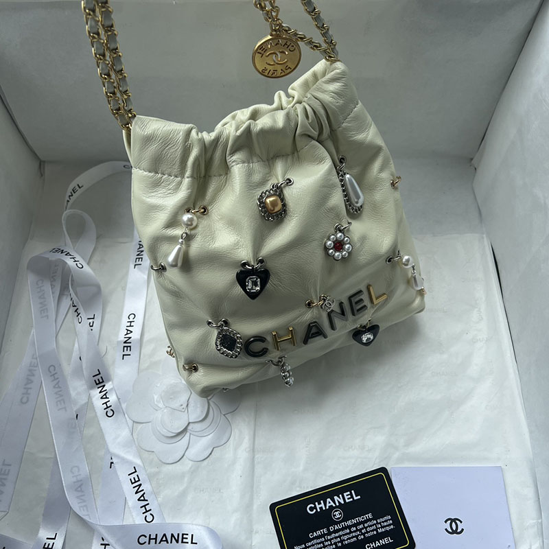 最高級シャネルスーパーコピー シャネルバッグコピー CHANEL 22 ハンドバッグ 新作 2024 白 (ホワイト) AS1206 カーフスキン ゴールド金具 2411081 - 画像 (8)