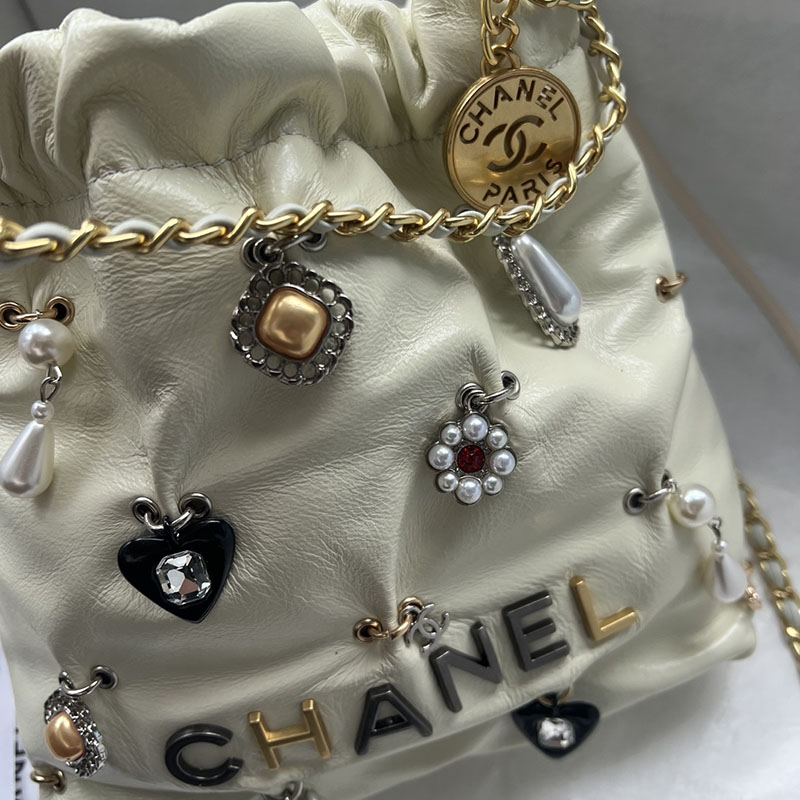 最高級シャネルスーパーコピー シャネルバッグコピー CHANEL 22 ハンドバッグ 新作 2024 白 (ホワイト) AS1206 カーフスキン ゴールド金具 2411081 - 画像 (7)