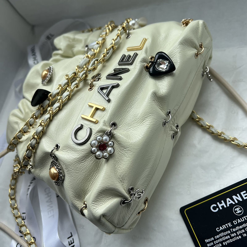 最高級シャネルスーパーコピー シャネルバッグコピー CHANEL 22 ハンドバッグ 新作 2024 白 (ホワイト) AS1206 カーフスキン ゴールド金具 2411081 - 画像 (6)