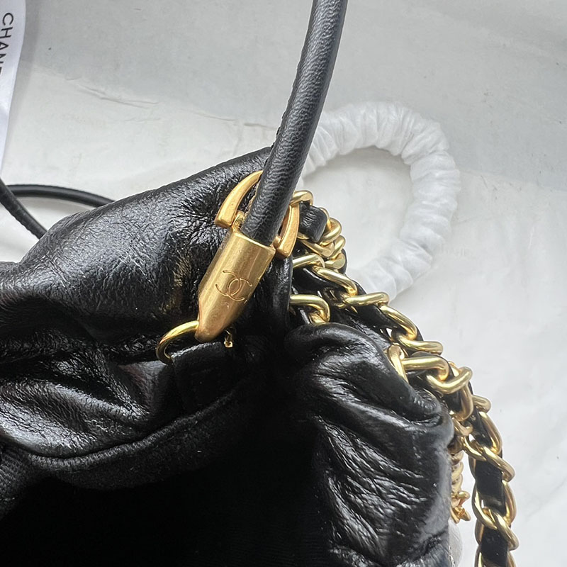 最高級シャネルスーパーコピー シャネルバッグコピー CHANEL 22 ハンドバッグ 新作 2024 黒 (ブラック) AS1206 カーフスキン ゴールド金具 2411082 - 画像 (3)