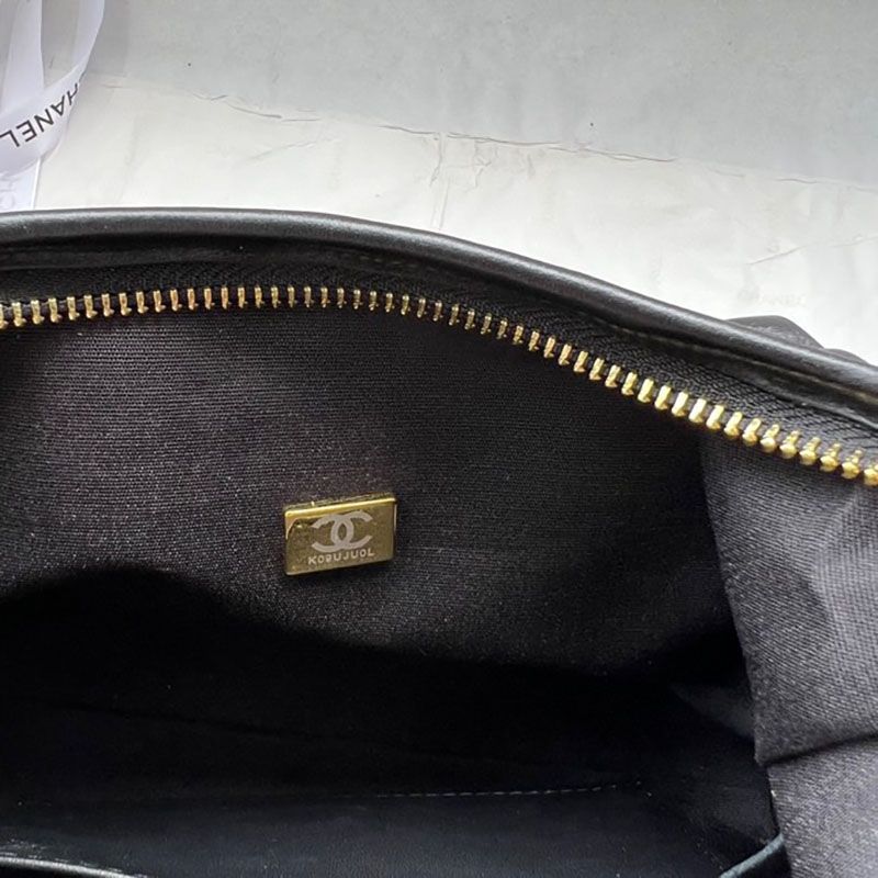 最高級シャネルスーパーコピー シャネルバッグコピー chanel ホーボー バッグ 新作 2024 黒 (ブラック) AS538 ラムスキン ゴールド金具 2411086 - 画像 (2)
