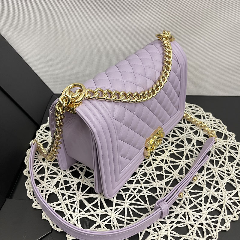 最高級シャネルスーパーコピー シャネルバッグコピー ボーイシャネル25 チェーンショルダーバッグ ピンクグレー A67086 ラムスキン ゴールド金具 2411163 - 画像 (7)