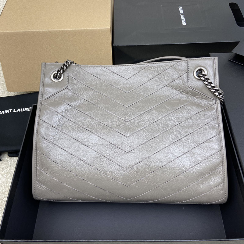 最高級サンローランスーパーコピー サンローランバッグコピー ニキ ショッピングバッグ 人気 グレー 5779990EN041112 - 画像 (8)