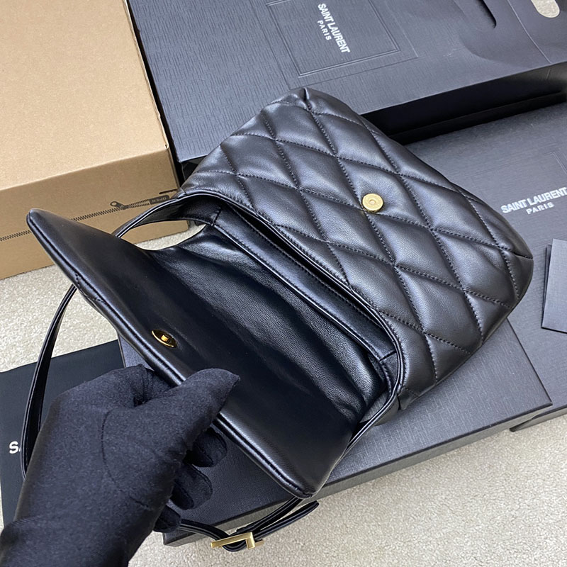 最高級サンローランスーパーコピー サンローランバッグコピー サン ローラン ホーボーバッグ レディース ブラック 6985671EL071000 - 画像 (5)