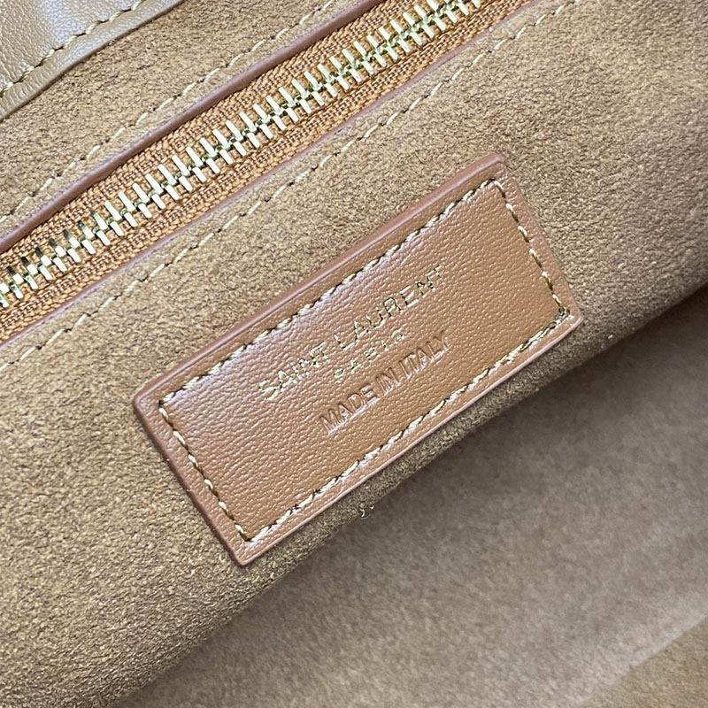 最高級サンローランスーパーコピー サンローランバッグコピー LE 5 À 7(スエード) 人気 BISCUIT BROWN 657228AAC2F9851 - 画像 (2)