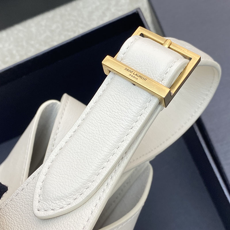 最高級サンローランスーパーコピー サンローランバッグコピー LE 5 À 7 ソフト スモール BLANC VINTAGE 713938AAAUQ9207 - 画像 (5)