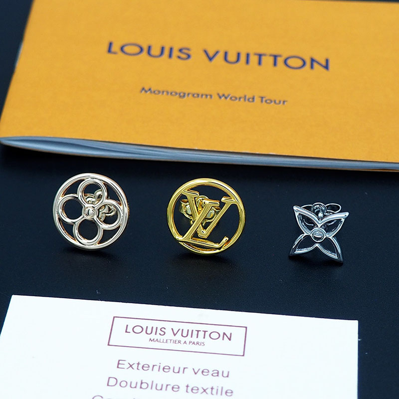 最高級ルイヴィトンスーパーコピー ルイヴィトンピアスコピー ピアス・LV レース M01041 シルバー - 画像 (7)