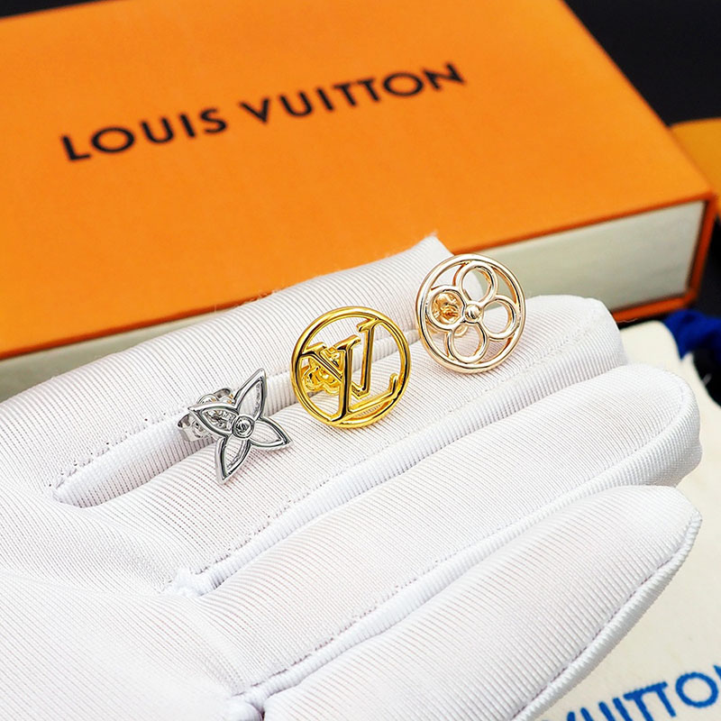 最高級ルイヴィトンスーパーコピー ルイヴィトンピアスコピー ピアス・LV レース M01041 シルバー - 画像 (5)