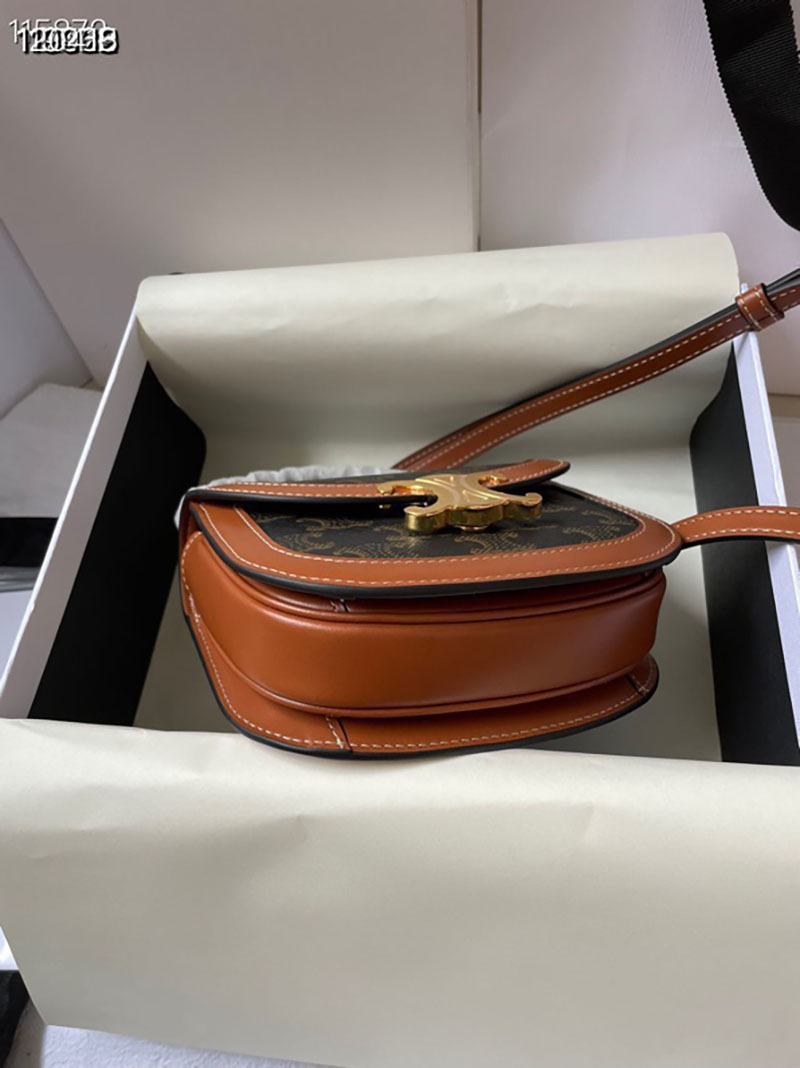 最高級セリーヌスーパーコピー セリーヌバッグコピー ミニ ブザス クレア ブラック 10L063ETZ.38NO カーフスキン ゴールド金具 - 画像 (5)