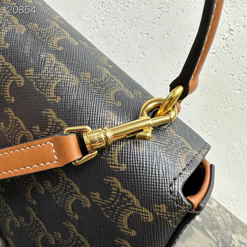 最高級セリーヌスーパーコピー セリーヌバッグコピー ティーン CELINE ローラ タン 119533BF4.04LU カーフスキン ゴールド金具 - 画像 (6)