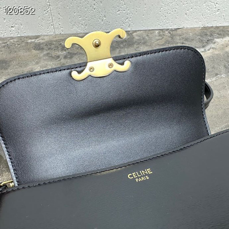 最高級セリーヌスーパーコピー セリーヌバッグコピー ティーン CELINE ローラ ブラック 119533BF4.38NO カーフスキン ゴールド金具 - 画像 (3)