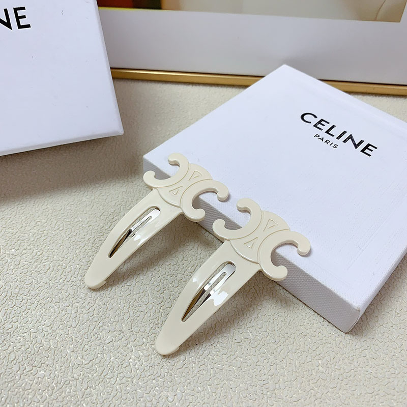 最高級セリーヌスーパーコピー セリーヌヘアピンコピー CELINE ラージ スナップ ヘアクリップ / アセテート&スチール 460PT6PES.24PS - 画像 (4)
