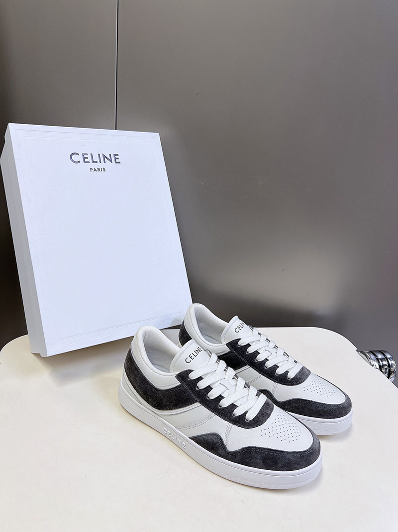 最高級セリーヌスーパーコピー セリーヌ靴コピー CELINE レースアップ ロースニーカー / スエードカーフスキン & カーフスキン 349223721C.38NO ブラック - 画像 (9)