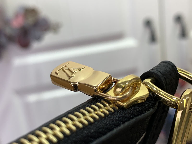 ルイヴィトン トートバッグ 2025 新作 レディース ネヴァーフル・インサイドアウト MM ブラック M11946 レザー ゴールド金具 - 画像 (4)