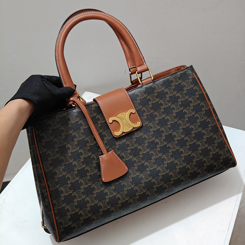 N品 セリーヌ バッグ 人気 ランキング ミディアム アポリーヌ バッグ CELINE セリーヌ アウトレット どれくらい安い 114963FK6.04LU タン ゴールド金具 - 画像 (9)