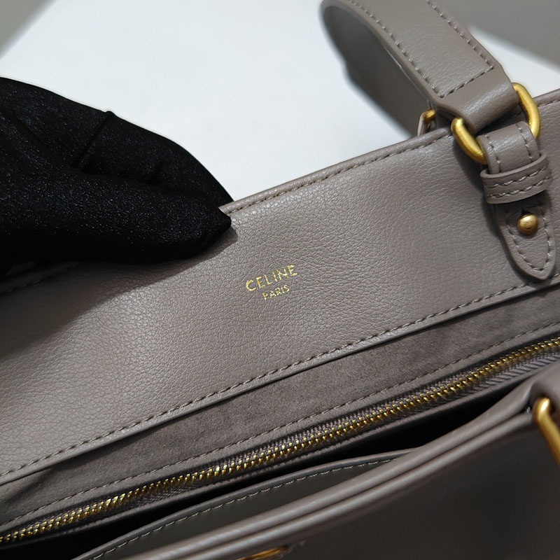 N品 セリーヌ バッグ 人気 ランキング ミディアム アポリーヌ バッグ CELINE セリーヌ アウトレット どれくらい安い 114963FK6.18BS ブラウンセピア ゴールド金具 - 画像 (3)