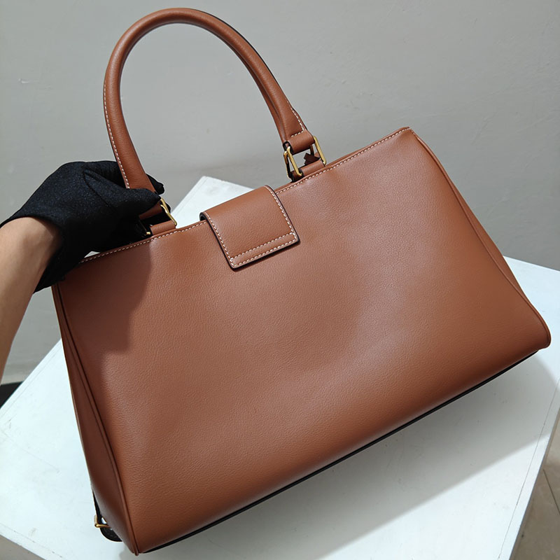 N品 セリーヌ バッグ 人気 ランキング ミディアム アポリーヌ バッグ CELINE セリーヌ アウトレット どれくらい安い 114963FK6.04LU タン ゴールド金具 - 画像 (8)