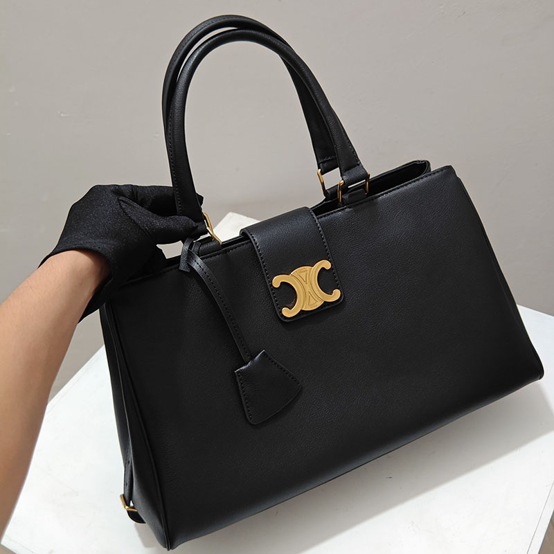 N品 セリーヌ バッグ 人気 ランキング ミディアム アポリーヌ バッグ CELINE セリーヌ アウトレット どれくらい安い 114963FK6.38NO ブラック ゴールド金具 - 画像 (9)