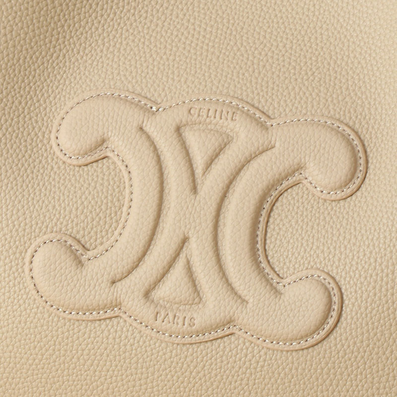 N品 セリーヌ バッグ 人気 ランキング CELINE トートバッグ 人気 ミディアム カバ アナイス キュイル トリオンフ 116853ENY.01RC ライス ゴールド金具 - 画像 (9)