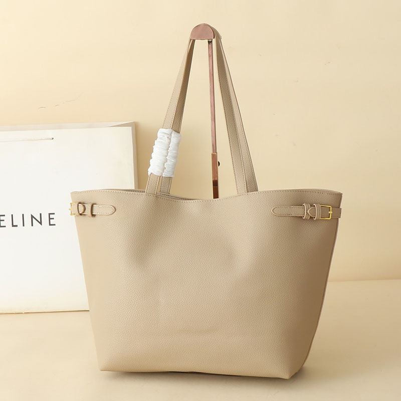 N品 セリーヌ バッグ 人気 ランキング CELINE トートバッグ 人気 ミディアム カバ アナイス キュイル トリオンフ 116853ENY.01RC ライス ゴールド金具 - 画像 (7)
