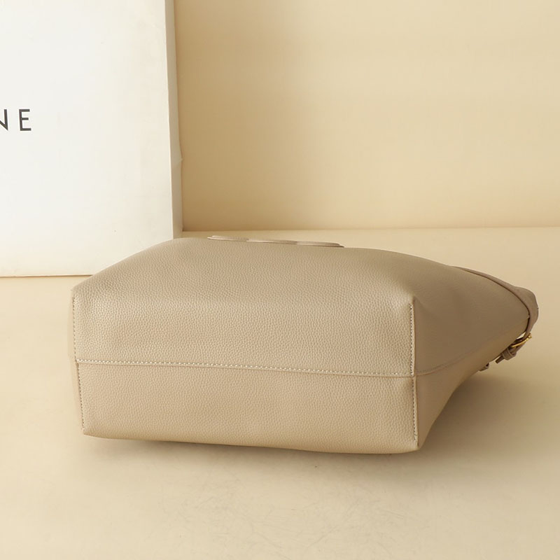 N品 セリーヌ バッグ 人気 ランキング CELINE トートバッグ 人気 ミディアム カバ アナイス キュイル トリオンフ 116853ENY.01RC ライス ゴールド金具 - 画像 (5)