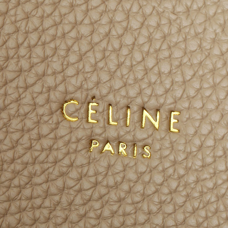N品 セリーヌ バッグ 人気 ランキング CELINE トートバッグ 人気 ミディアム カバ アナイス キュイル トリオンフ 116853ENY.01RC ライス ゴールド金具 - 画像 (2)