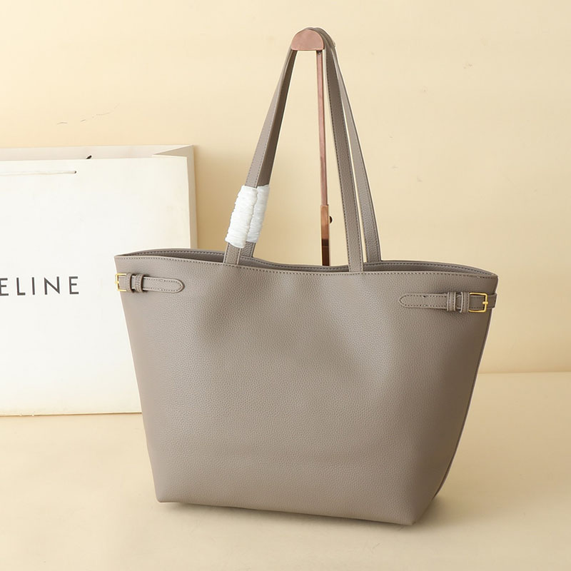 N品 セリーヌ バッグ 人気 ランキング CELINE トートバッグ 人気 ミディアム カバ アナイス キュイル トリオンフ 116853ENY.10BL ぺブル ゴールド金具 - 画像 (7)