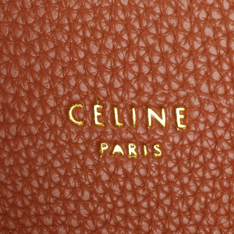 N品 セリーヌ バッグ 人気 ランキング CELINE トートバッグ 人気 ミディアム カバ アナイス キュイル トリオンフ 116853ENY.04LU タン ゴールド金具 - 画像 (3)