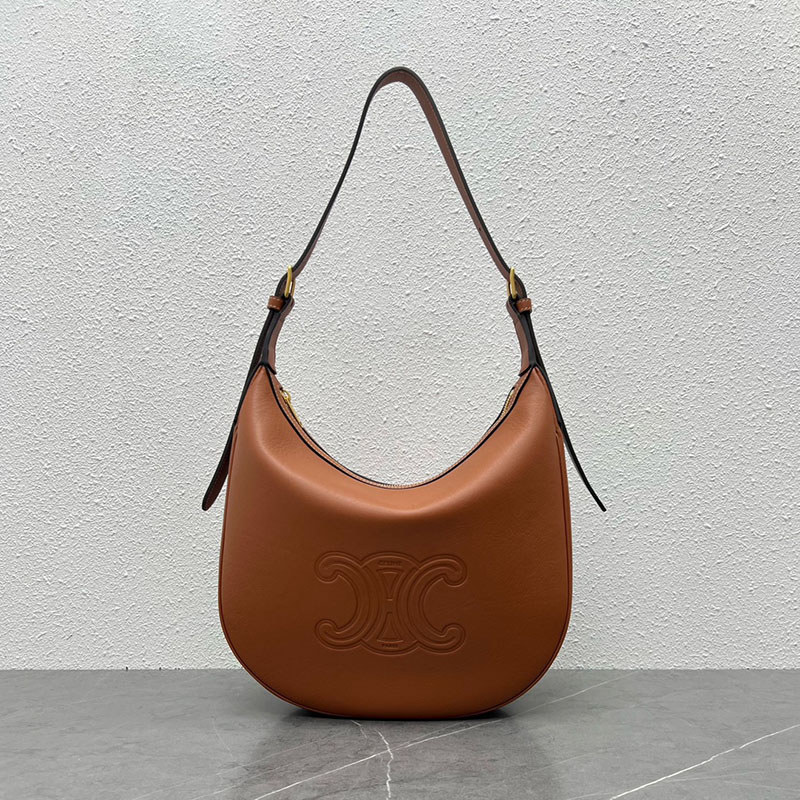 CELINE ホーボーバッグ ミディアム エロイズ キュイル トリオンフ バッグ