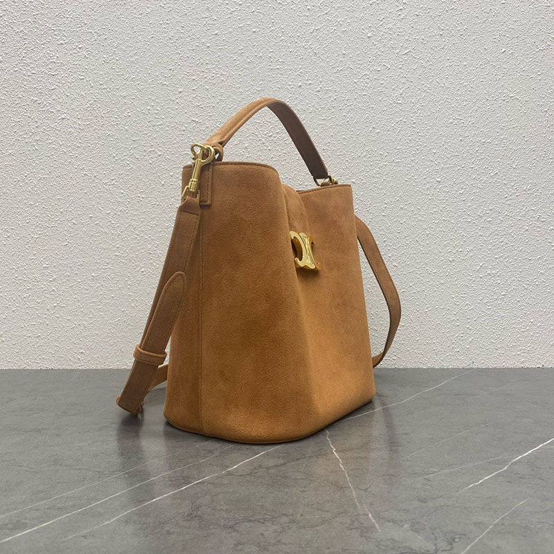 N品 セリーヌ バッグ 人気 ランキング CELINE レディース ミディアム ルイーズ バッグ 116613GFT.18CM タバコ ゴールド金具 - 画像 (6)